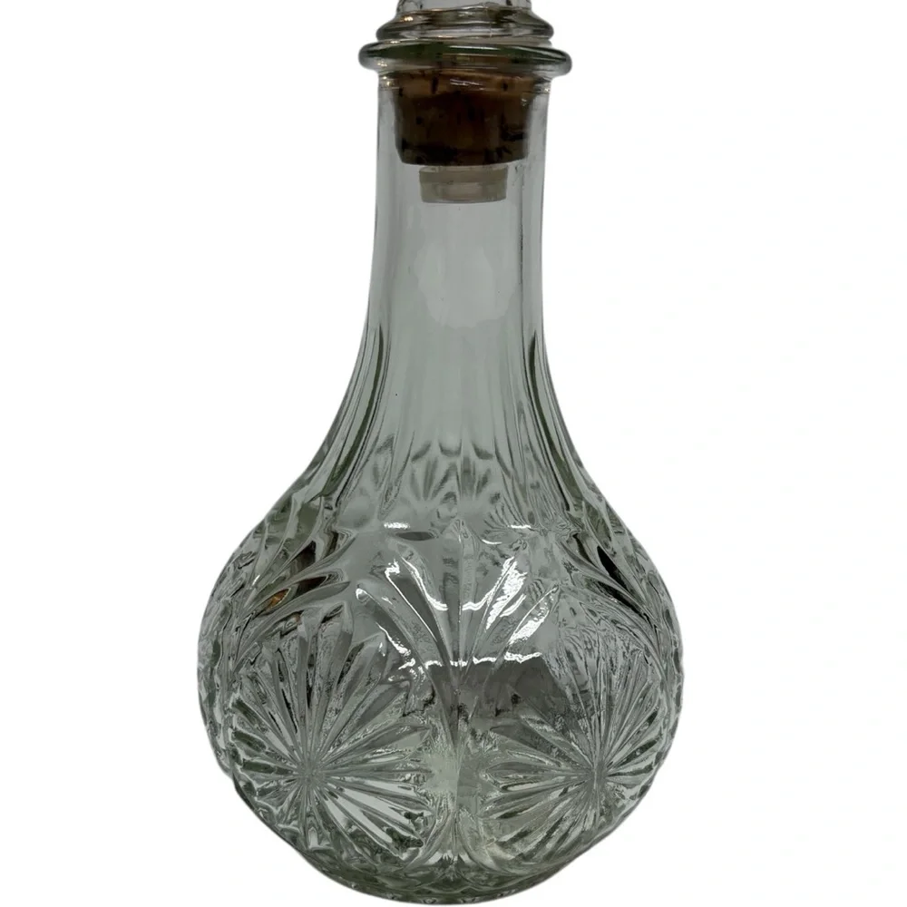 Vintage John Paul Jones Libbey Cut Glass Captains Decanter